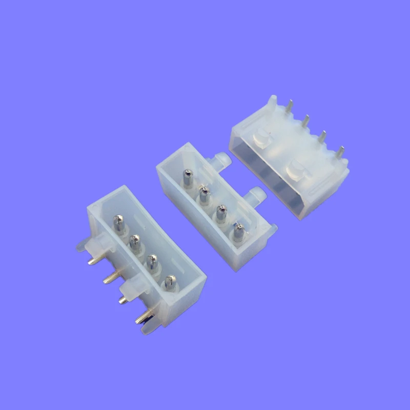 4 Pin 5.08 Black Male Molex Computer PC Power Connector Mod DIY Crimp Plug