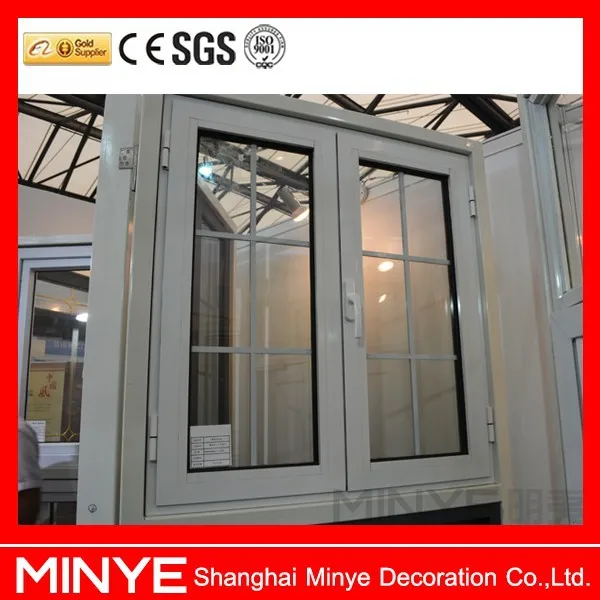 decorative design Plastic steel UPVC sliding window pvc plastic windows