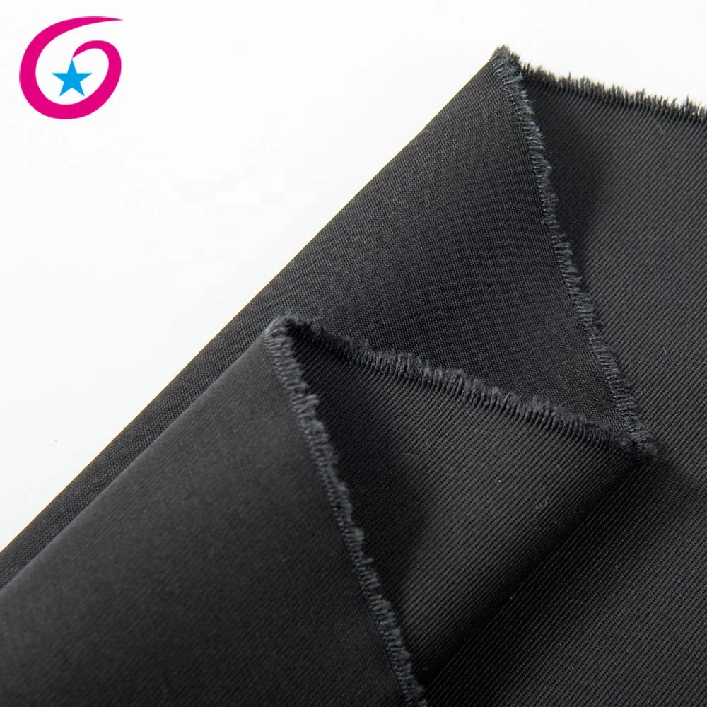 108*56 275gsm 65% poly 35% cotton black twill fabric textile