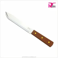 Wholesale custom logo cheap multifunctional sharp fruits vegetables wood handle kitchen knives knife