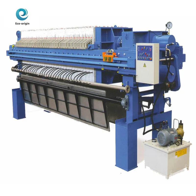 
 Очистка сточных вод, защита окружающей среды, пластинчатый фильтр-пресс для обезвоживания осадка  