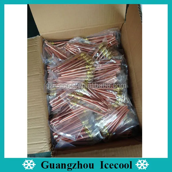 Cheap price 100mm refrigeration 1/4 copper schrader valve /one way valve /copper check valve