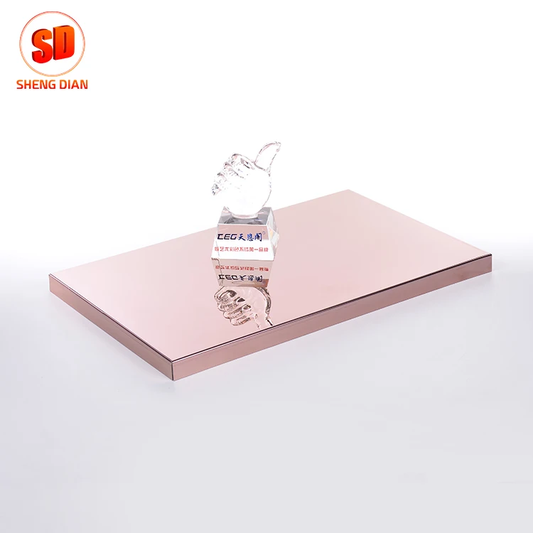 Китайский поставщик красное вино aisi 304 Зеркало Готовые листы из нержавеющей стали Хьюстон/ss лист производителя