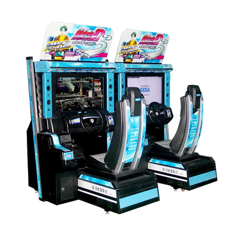 Newly designed coin operated arcade game simulator horse racing machine
