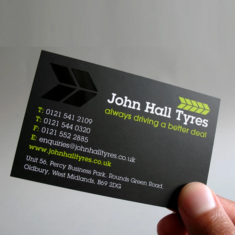 
Die cutting custom design business card printing / Spot UV paper business cards 