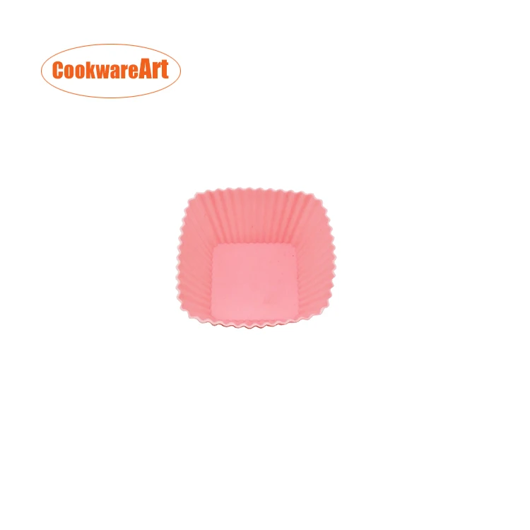 Hot sale  nonstick square shape muffin mold cupcake maker pan mafen cup mold