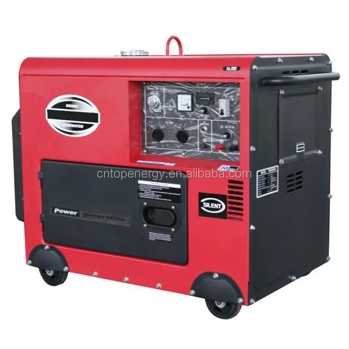 Economical Type 3kw 5kw 10kw silent small air cooled portable generator,silent diesel generator