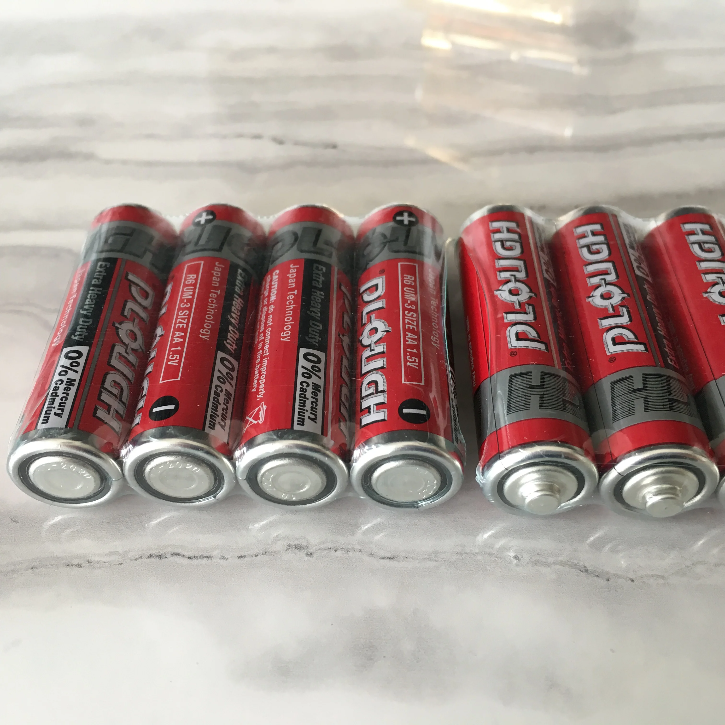 Zinc Carbon Battery AA R6 UM3 Metal Jacket