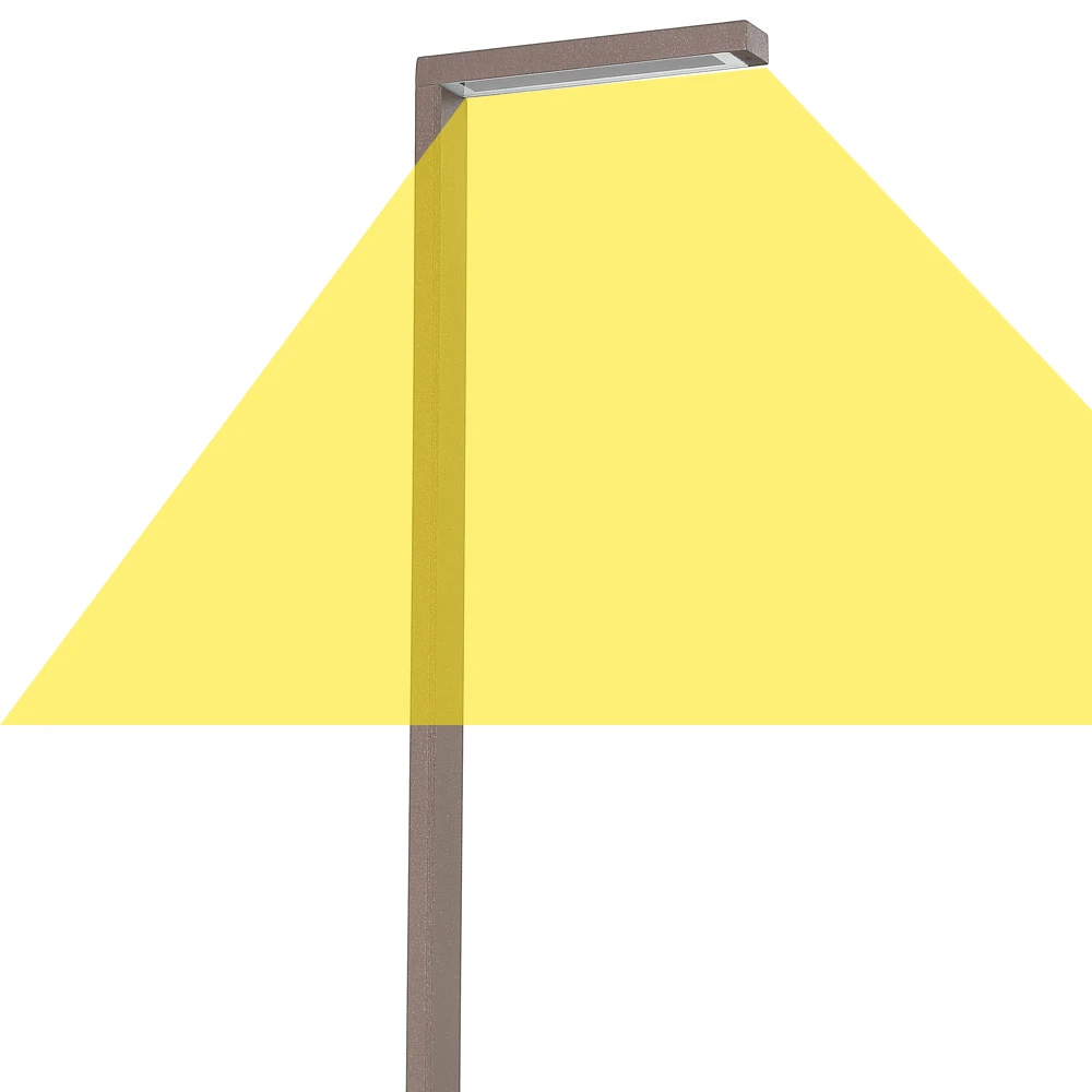 Brass L AC 12V Low Voltage LED Side mounted landscape Path Light vista led linear landscape light