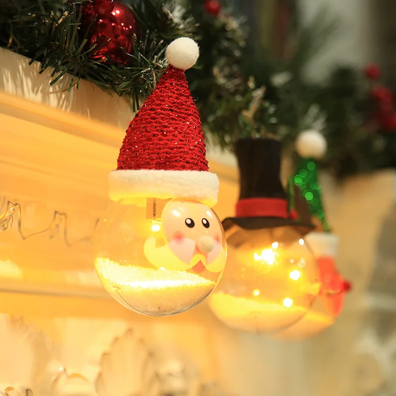 Wholesale Large Plastic Xmas Christmas  With Led Light Decoration Balls