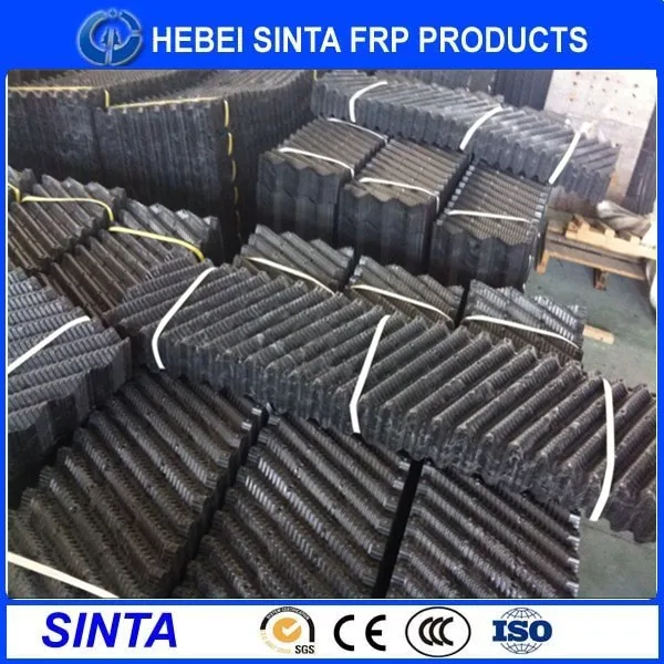 splash type and film flow type fills pvc Cooling tower fill