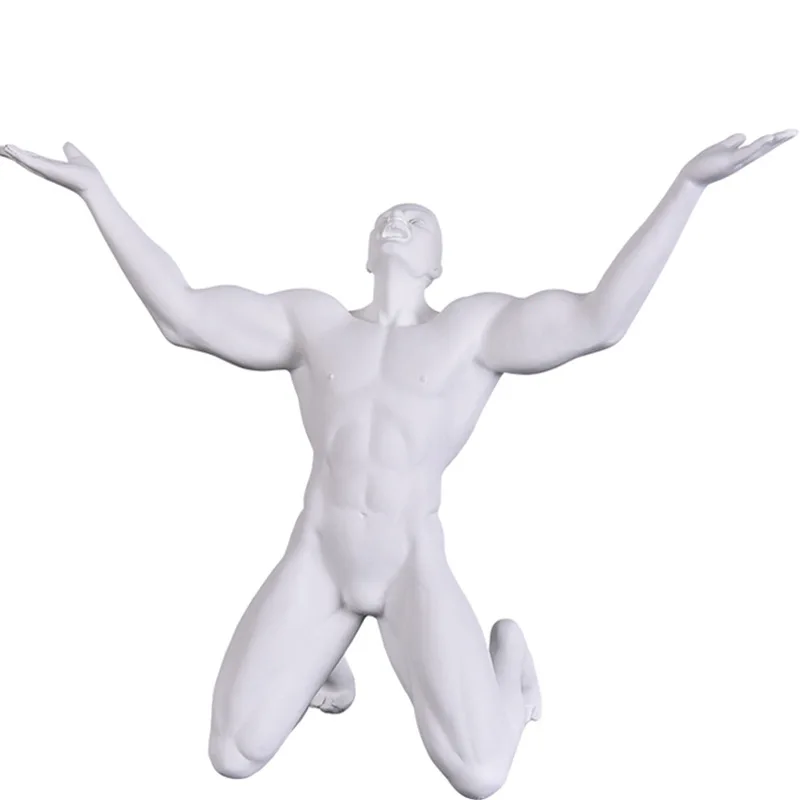 Custom christmas gift green man abstract statue