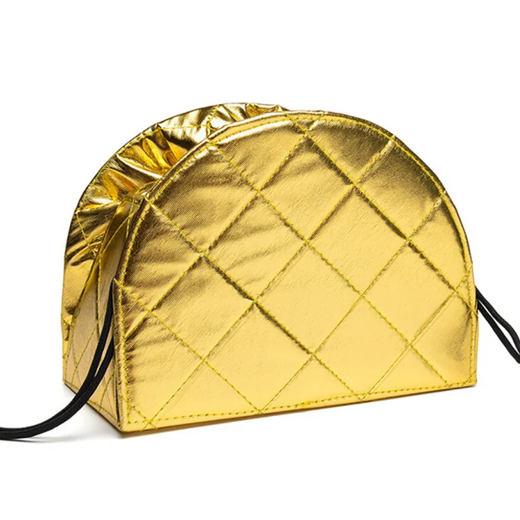 Fashion Portable Drawstring Lazy Makeup Pouch Cosmetic Toiletry Bag For Travel