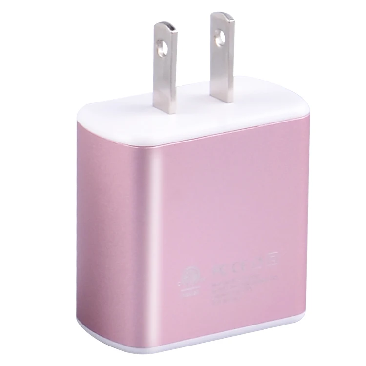 
2020 Popular Universal AC DC Power Cheap Travel Charger 2 Port 2.4 amp Wall Charger 