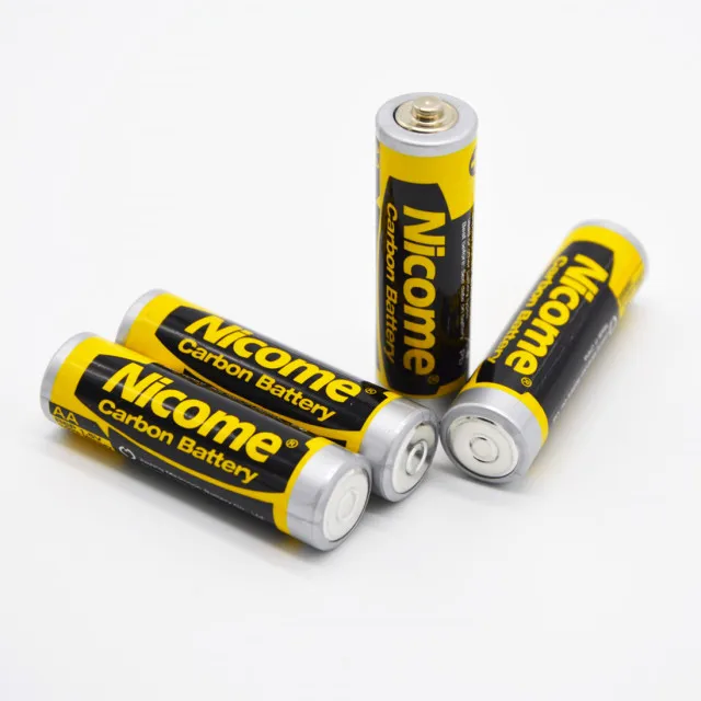 R6P, AA size , Super power carbon batteries ,1.5v primary dry battery