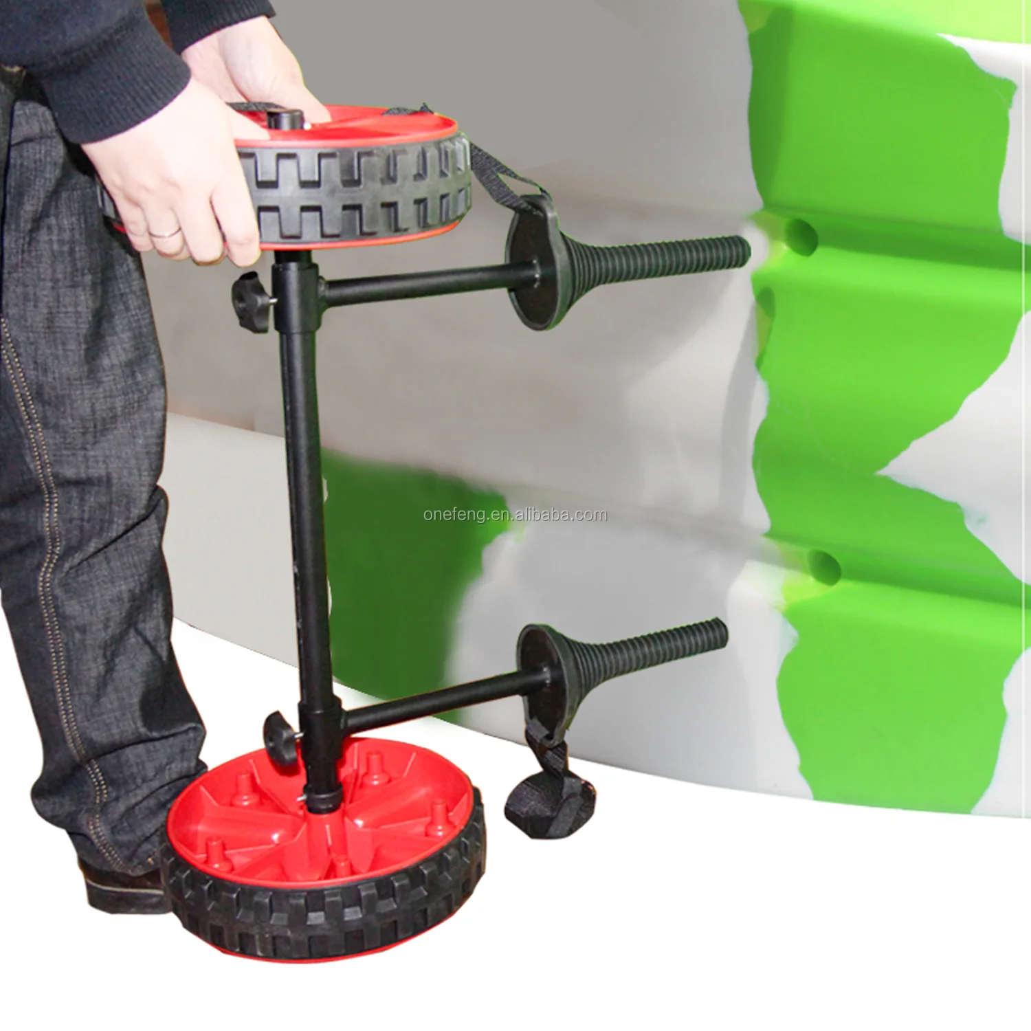 Hot Stable Adjustable Aluminum Beach Kayak Cart Trolley kayak trailer