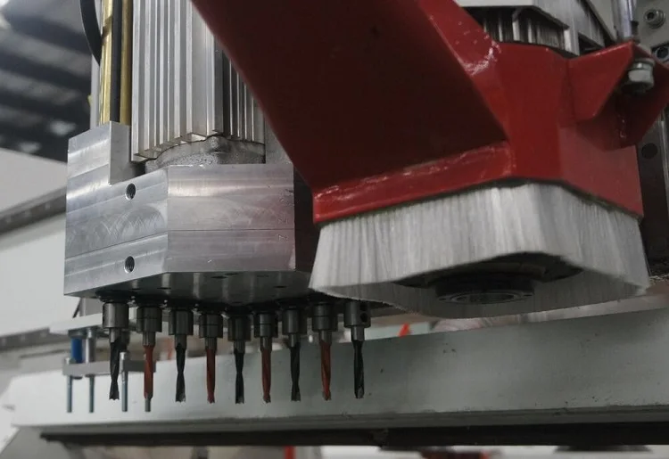 Excitech E4-2138D atc cnc carving drilling router for cabinet door