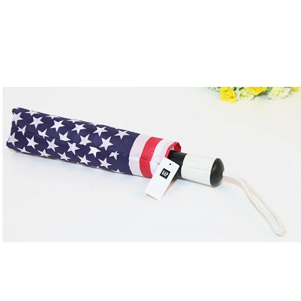 heat transfer printing automic flag umbrella American flag umbrella
