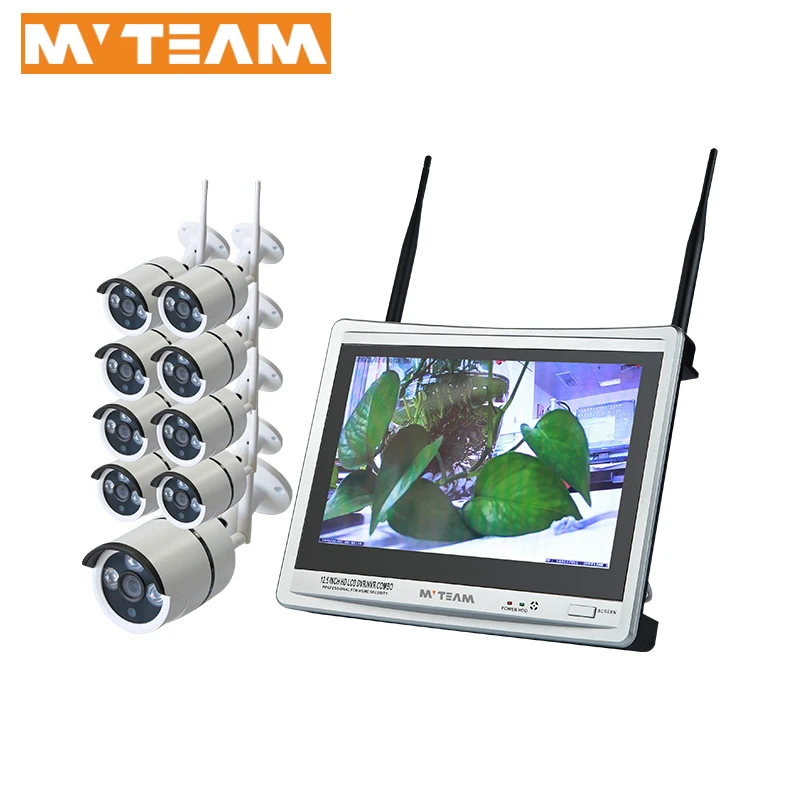 8 Channel Wifi 1080P IP Camera NVR Wireless CCTV Cameras System 8CH Wifi NVR Kits CCTV Kit