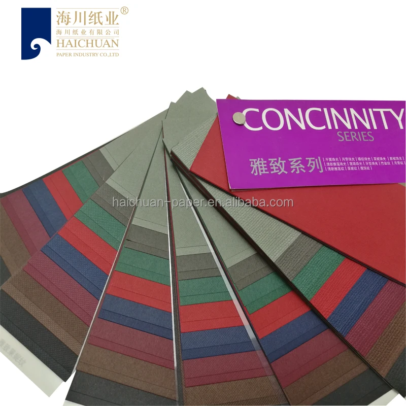 Hot Sale Bristol Color Paper Linen Textured Paper Board For Book Binding Cover