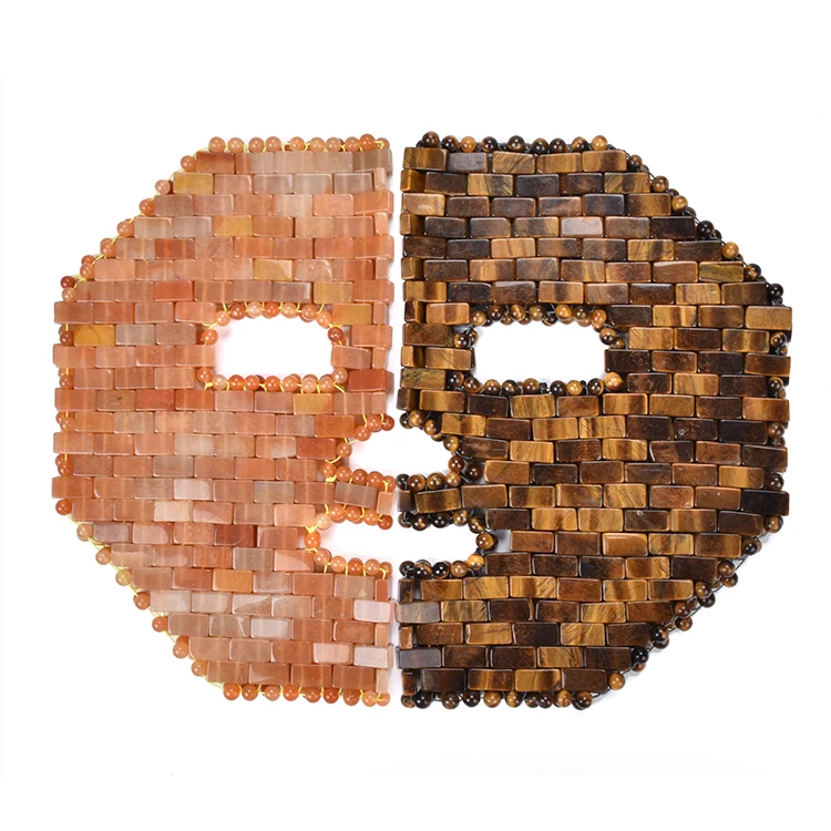 Luxury gold jade sleep beauty mask for skin care