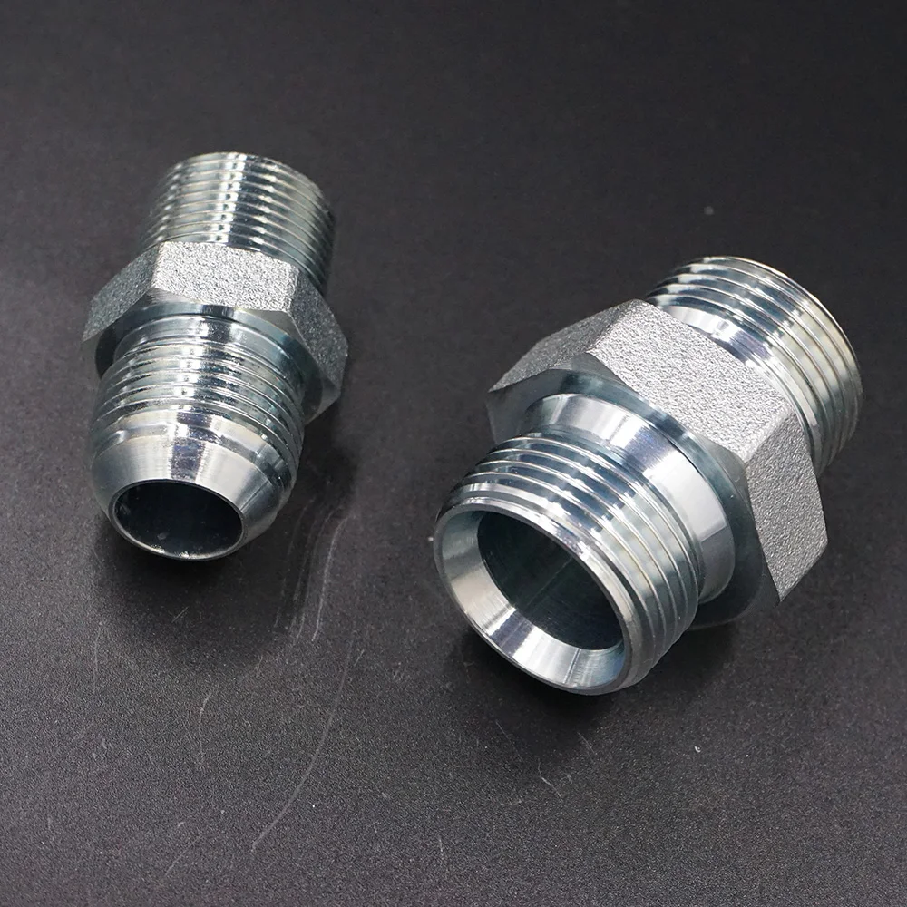 
Hot selling hydraulic fitting straight nipple reusable fittings hose 