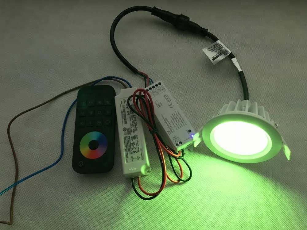 
IP65 Waterproof RGBW LED Recessed Downlight 4C@24W 96W 