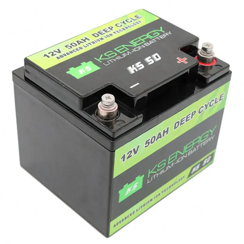 
Light weight portable 12v 50ah li-ion battery pack in ABS SLA housing with internal BMS 
