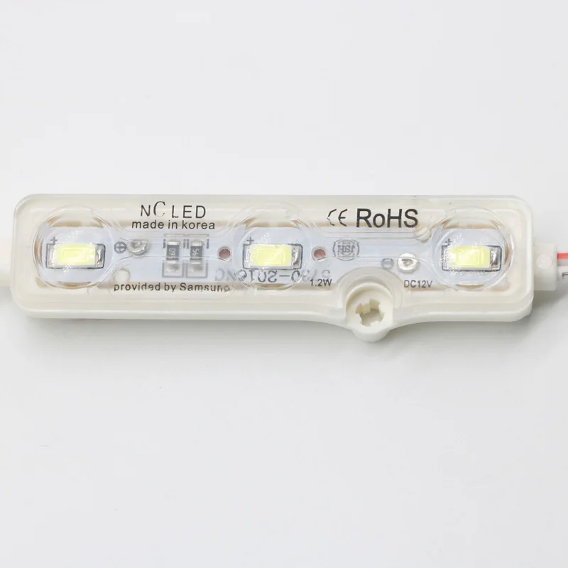 Injection Led Module Import Chips 3pcs 5730 SMD 1.5W IP68 Led Module With Lens