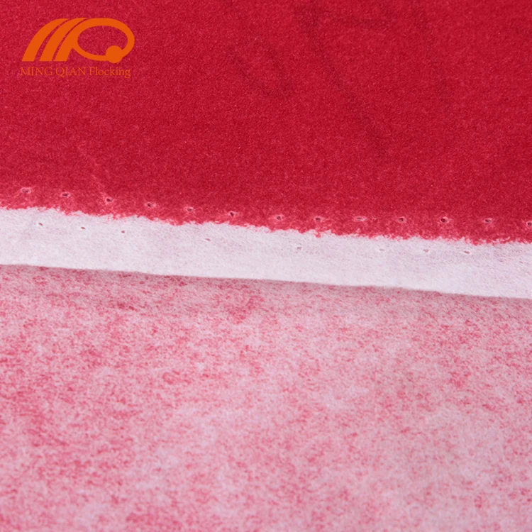 Red Nonwoven Velvet Lining For Jewelry Box