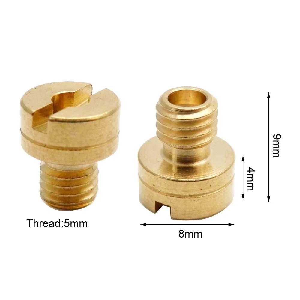 
Brass Main Jet 5mm Thread Round head Size 70 to 180 for Mikuni Carburetor VM22/24/26 Motorcycle TTR FZR Suzuki BS26/GN125/EN125 