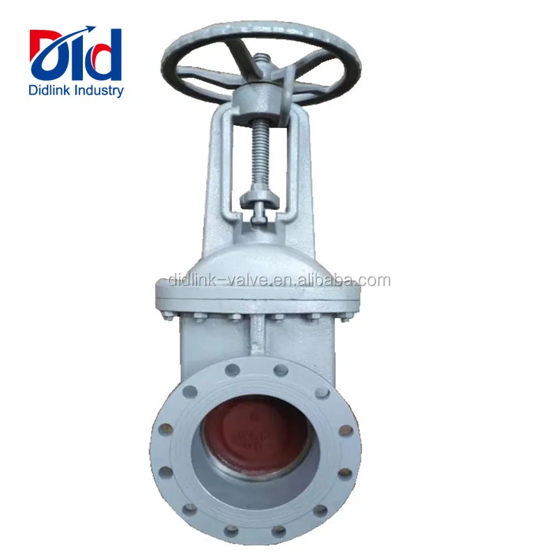 Cast Iron DN300 PN25 Long Non-Rising Stem Ball Body Direct Buried Underground With Flanged Through Water Oil Gas Gate Valve