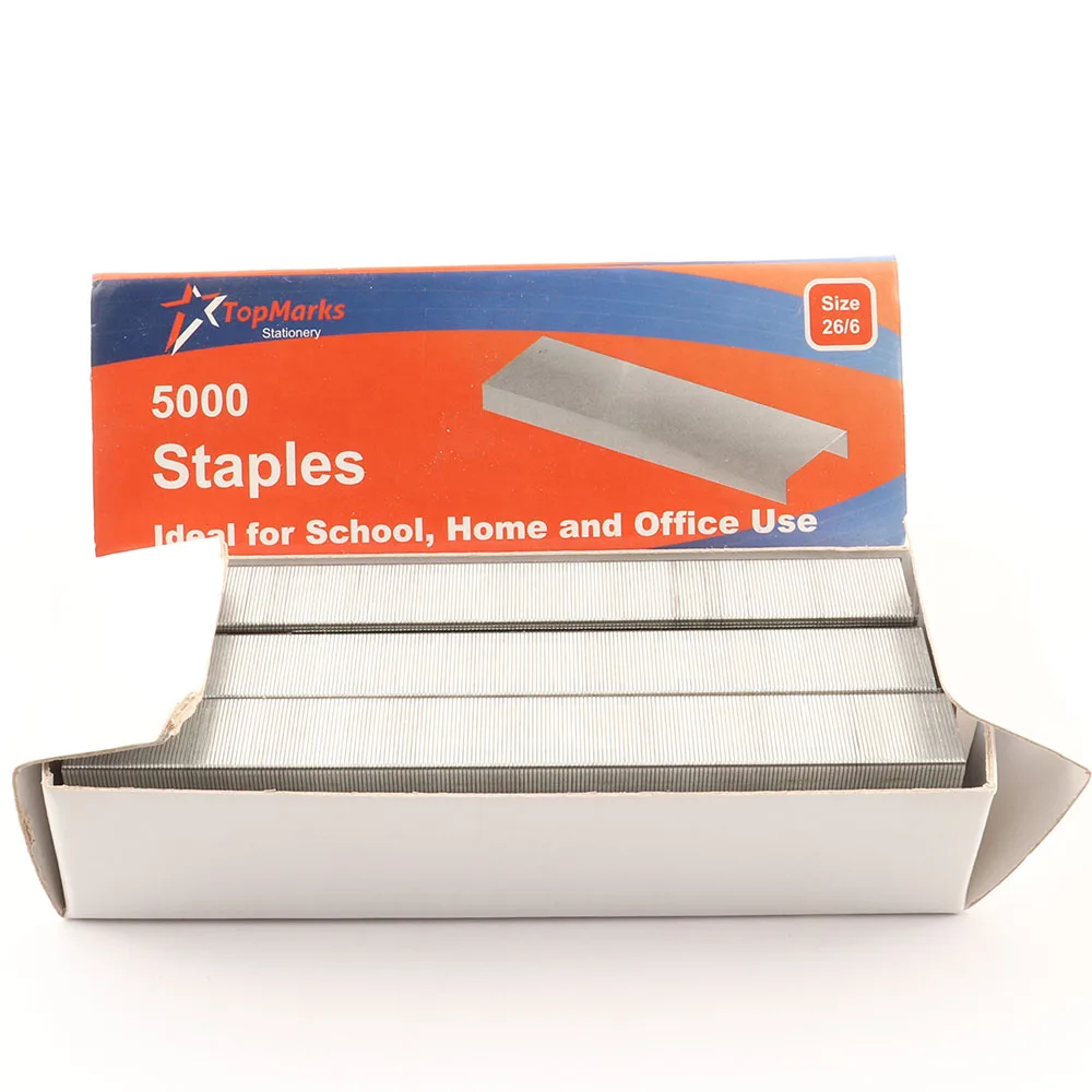 
Hot Sale Metal Staples 26/6 Staple Pins Red packaging For Office And School  (62182457232)