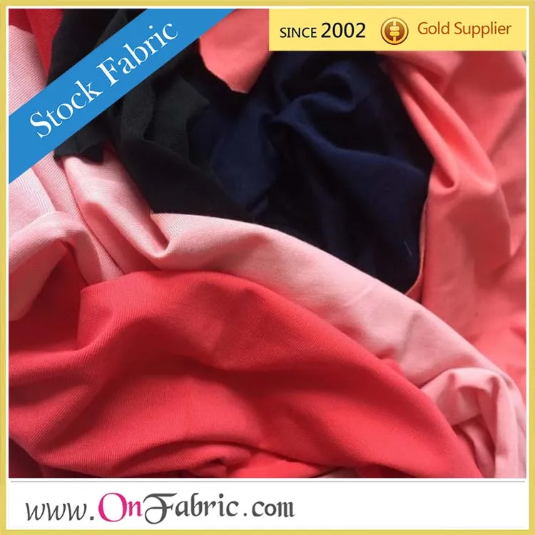 Ткань большой выбор подержанных машин: 30 искусственный шелк полиэстер спандекс однотонный окрашенная тканая ткань из 150 см 190GSM