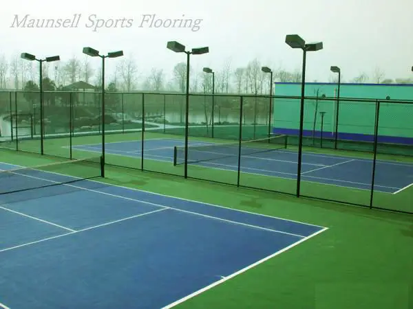 Outdoor PVC Sports Flooring Used for Tennis and basketball courts and kindergarten
