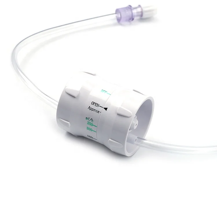 Precision Flow Control Parts Of IV Giving Extension Set For Infusion and Transfusion