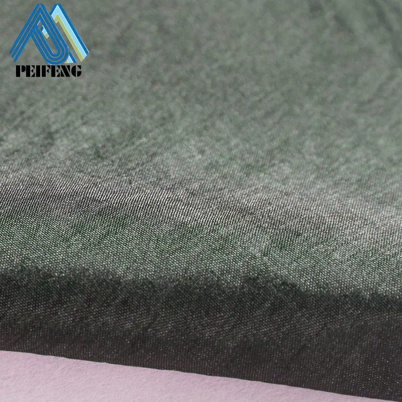 
NTPF0210 210T 70D shinny nylon taffeta crinkle fabric bright nylon fabric 