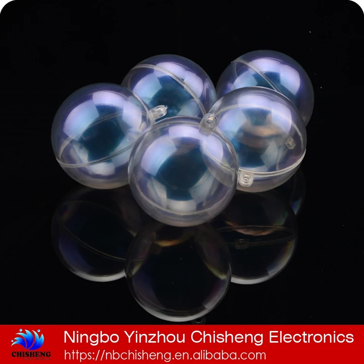 Christmas wedding party decoration tree hanging large clear plastic ball