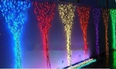 RGB  Three Line Point Control Curtain Light  3d  External Control Programmable Light Cube Dmx512 Ice light