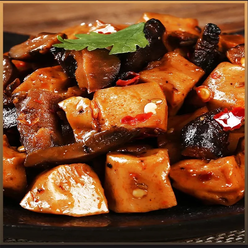 
1000g soya pratein plant Spicy Dried Tofu Food Snack Chinese Flavor 