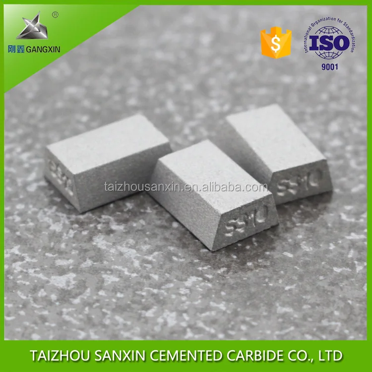 factory supply Gangxin Brand tungsten carbide ss10 stone cutting tips carbide brazed stone cutting inserts sanxin