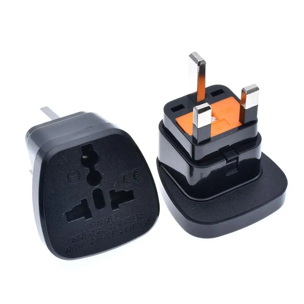 Universal 13A 250V Singapore Malaysia Hong Kong UK Tourism travel plug 3p au eu us germany france japan to UK fused adapter plug