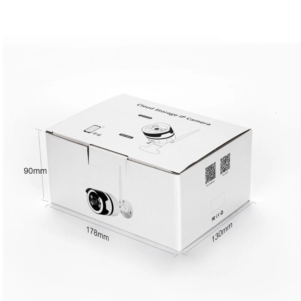 YCC365 Plus 1080P Real-Time Mobile View Wifi Camera Bullet PTZ Waterproof IP66 Outdoor Wireless Cctv Camera