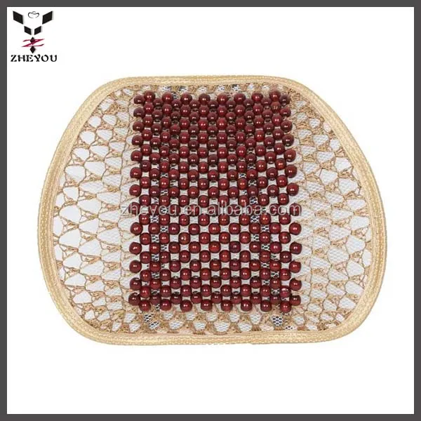 
Поддерживающая сетка для спины автомобильного сиденья с деревянными бусинами 