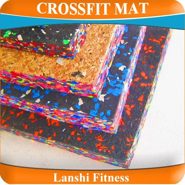 
Natural Cross Fit Mat Gym Flooring Tile Rubber Gym Floor for Crossfit 