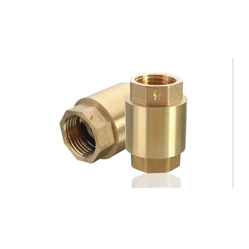 
AOLONG VERTICAL BRASS CHECK VALVE BRASS CORE 