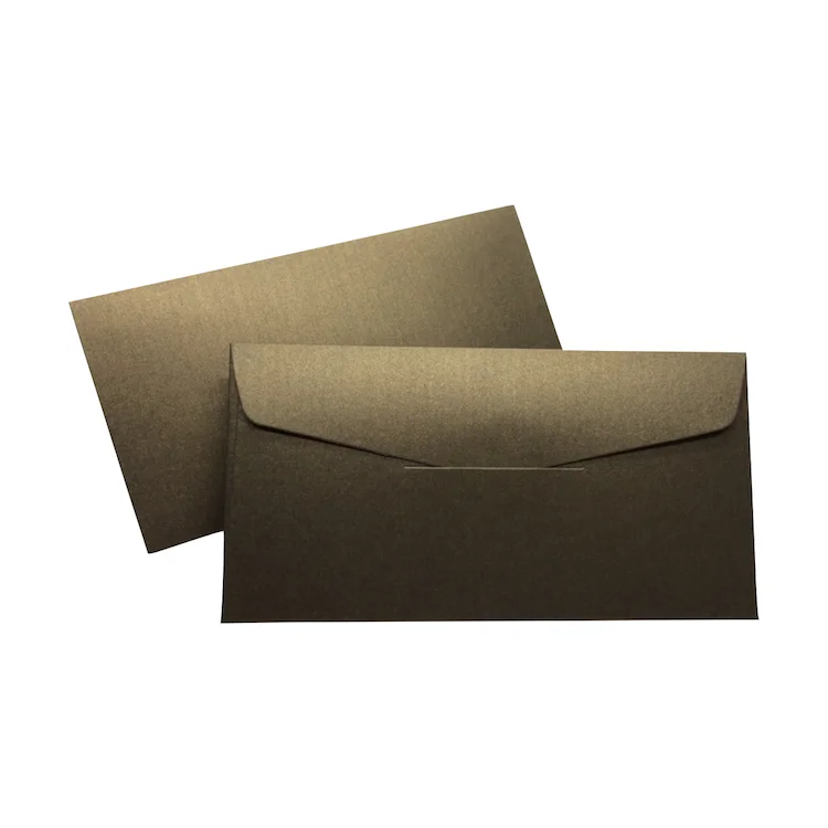 Glitter Pearl Paper Wedding Envelopes Custom Logo Cardboard Gold Foil Envelopes