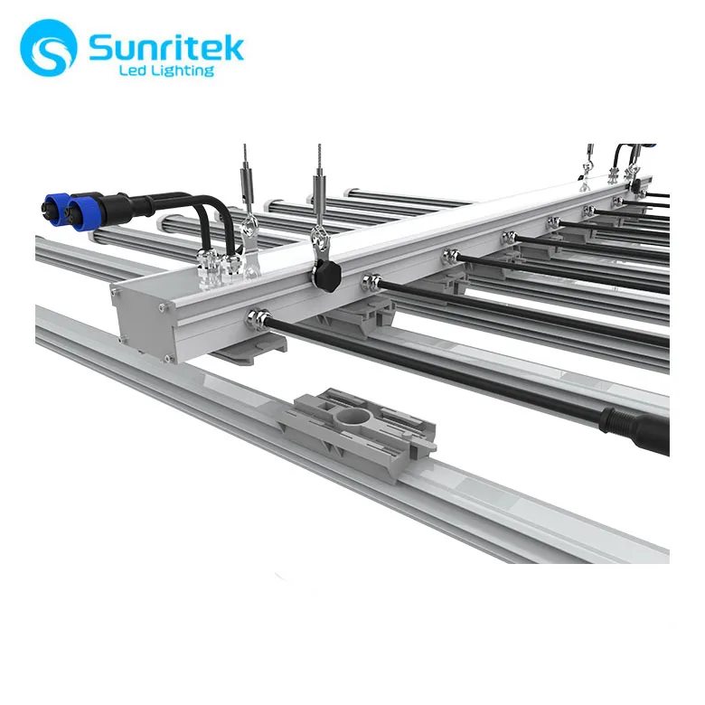 Sunritek Growing leafy green vegetables hydroponic LED strips plant grow bar lights