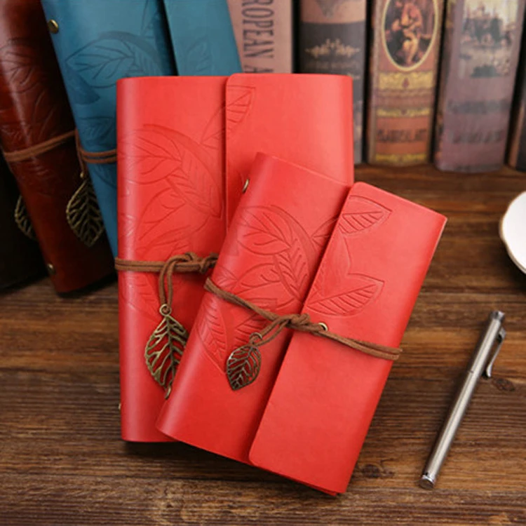 New Sketchbook Stationery Agenda Vintage Diary Notebook Writing Pockets Book Leaf Blank Travel Journal Gift