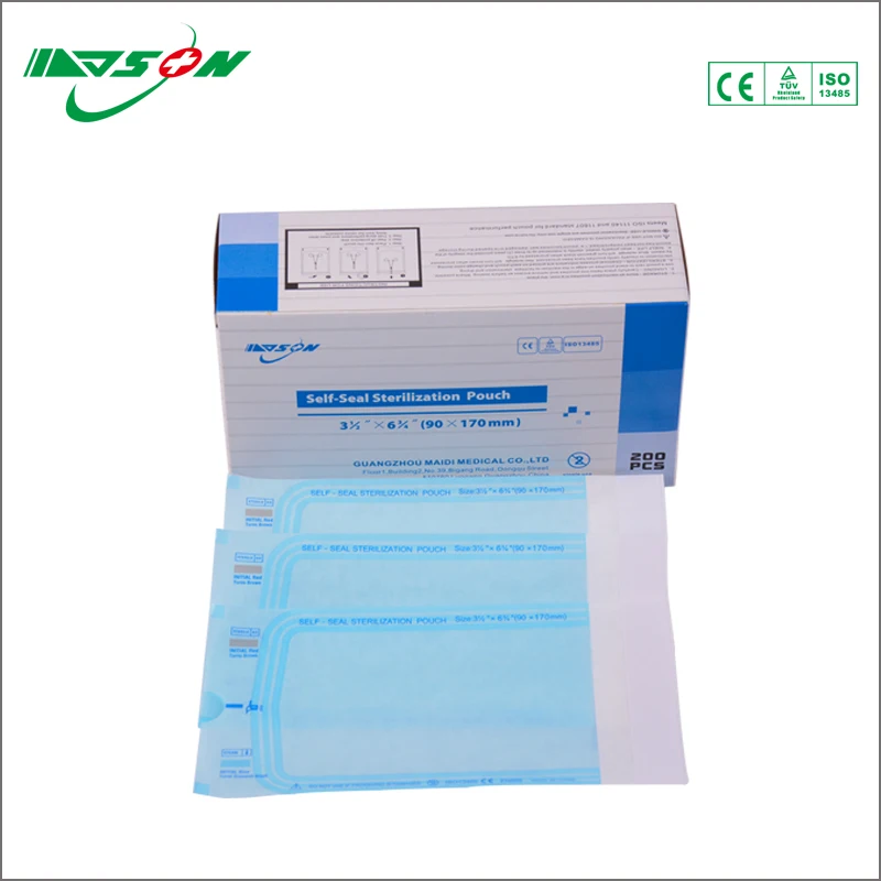 
CSSD Dental Clinic Tattoo Equipment Sterilization Self Sealing pouch Hospital Beauty Salon Equipment Sterilization bag 